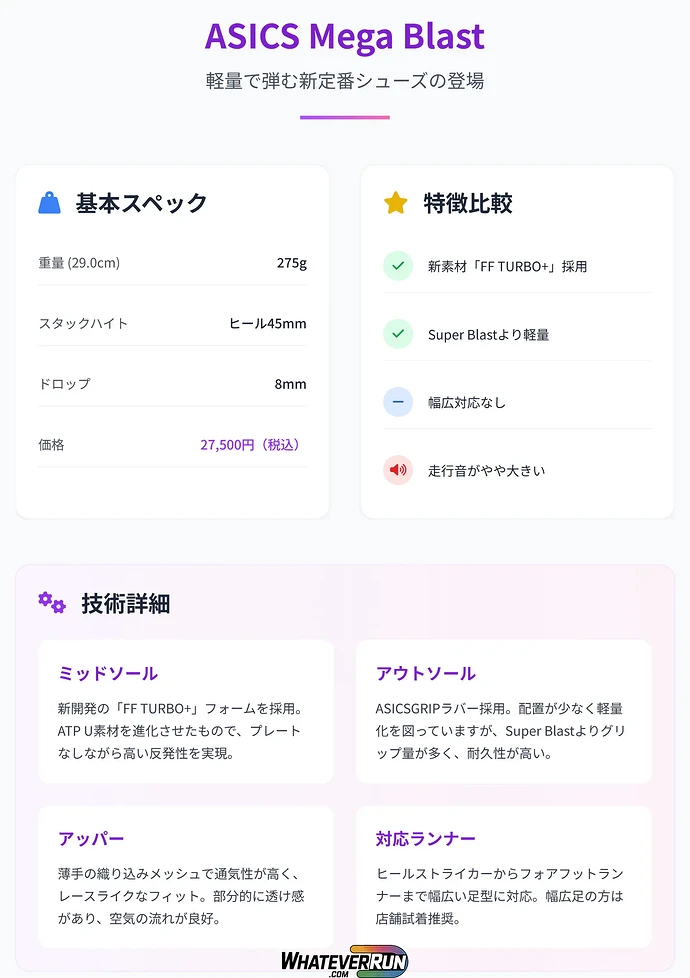 ASICS Mega Blast_cr_table