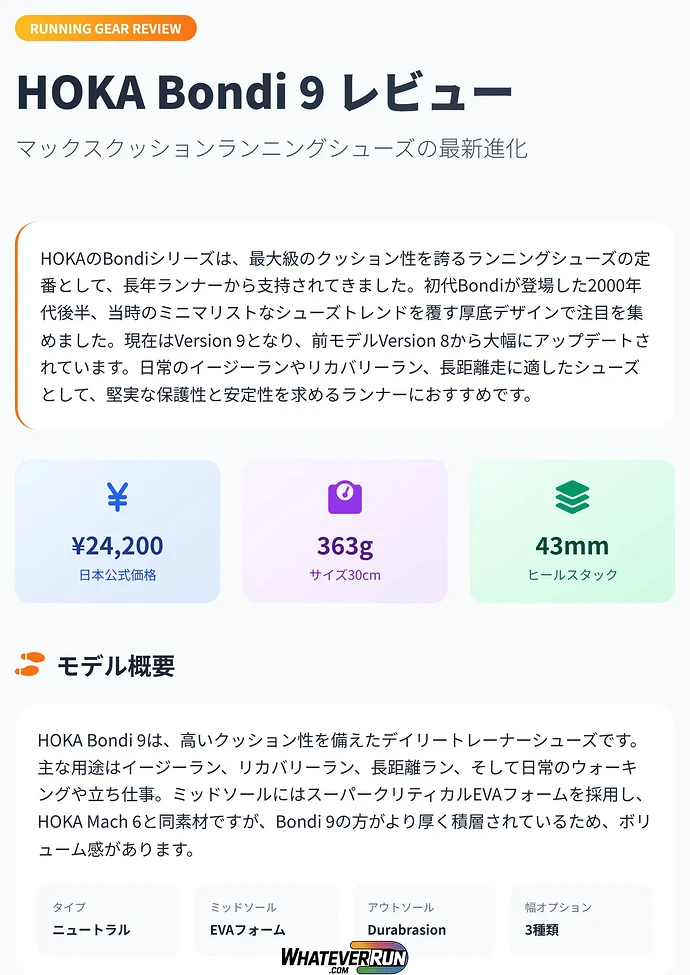 HOKA Bondi 9_cr1_table